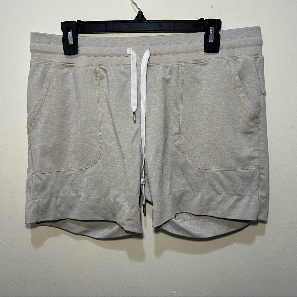Zyia Active Light Brown & Gray Lounge Shorts Size XL